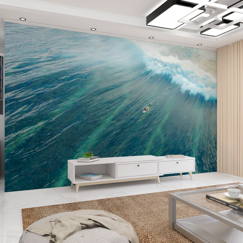 Fototapeta surfowanie po falach oceanu