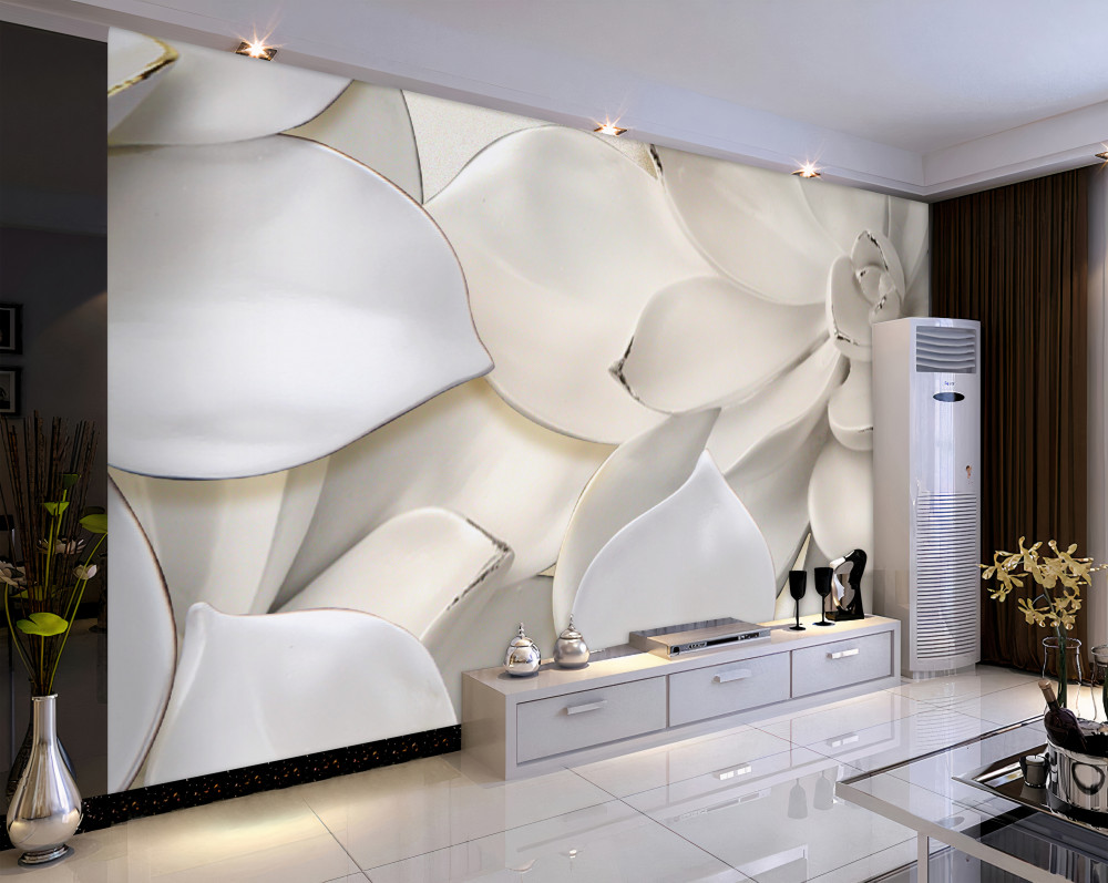 Fototapeta śnieżnobiałe porcelanowe kwiaty