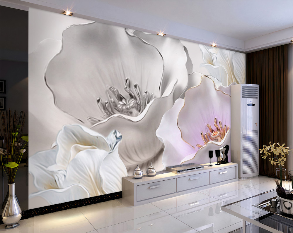 Fototapeta śnieżnobiałe porcelanowe kwiaty
