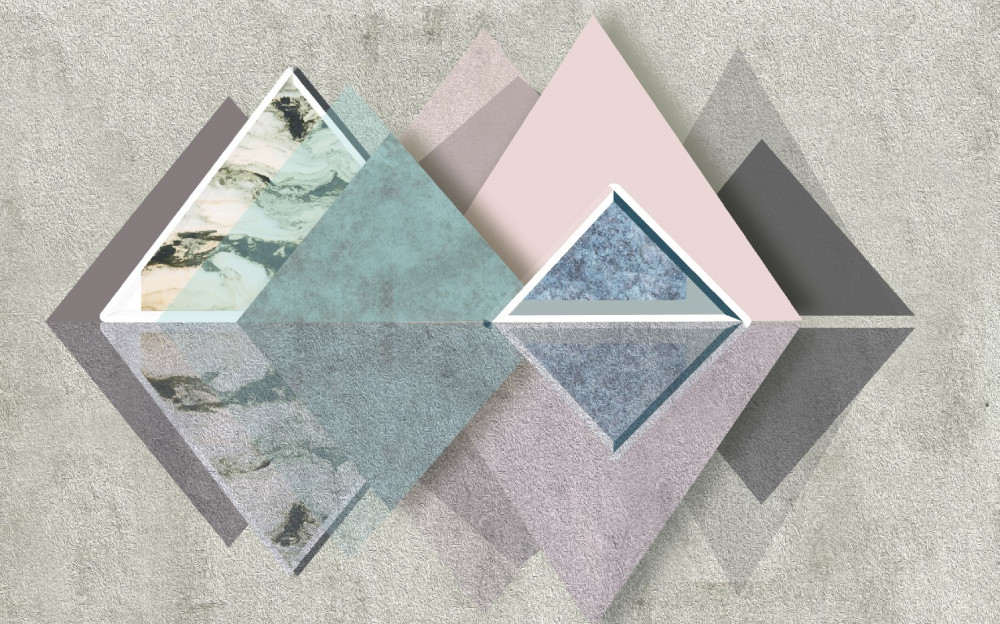 Fototapeta abstrakcyjny geometryczny las