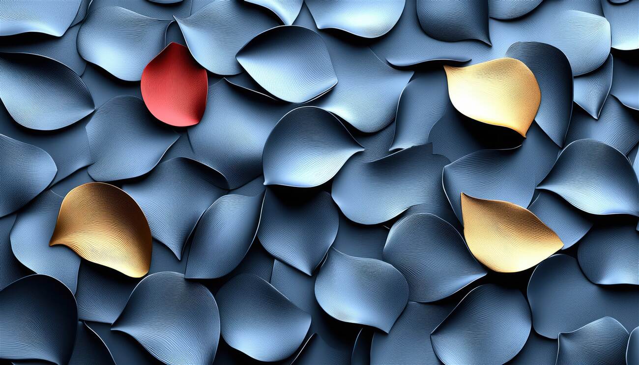 Fototapeta Fall liście w metalu