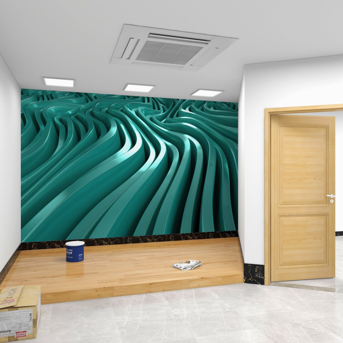 Fototapeta Wiatry w abstrakcji pustyni