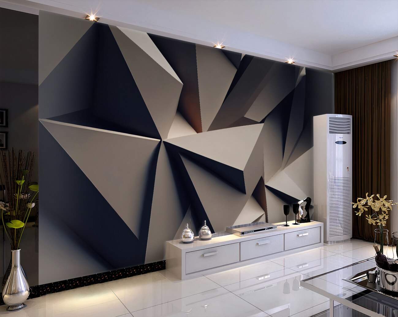 Fototapeta Pyramidy światło -Gray
