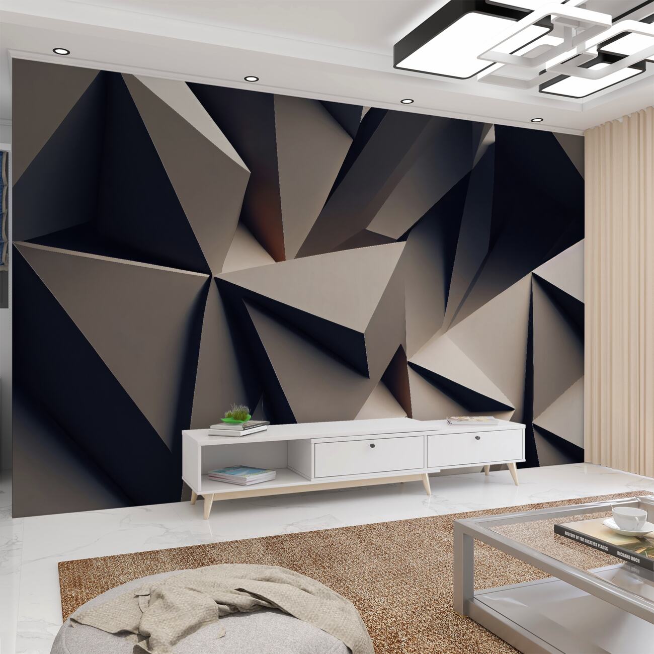 Fototapeta Pyramidy światło -Gray
