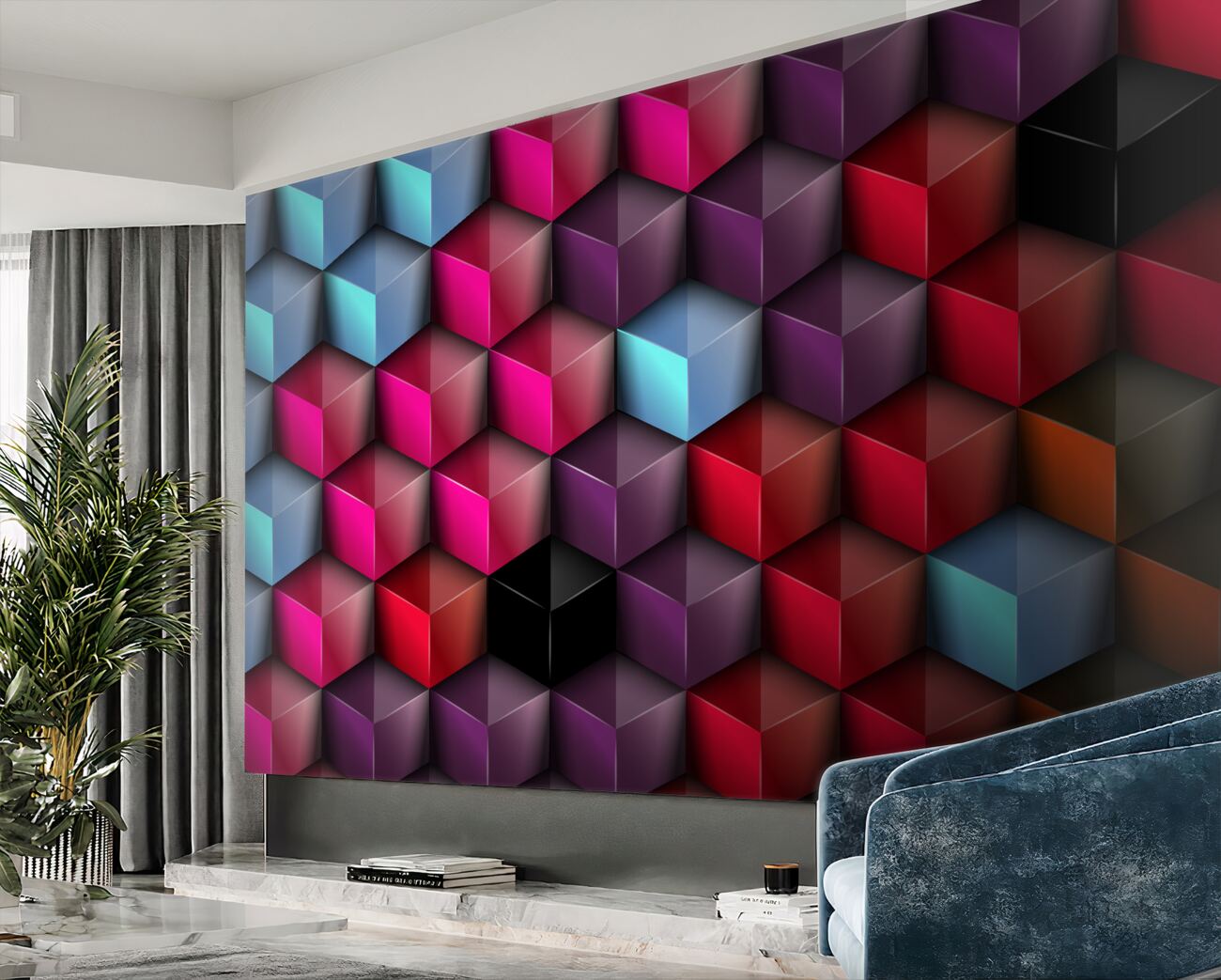 Fototapeta Multi -Defense 3D kostki