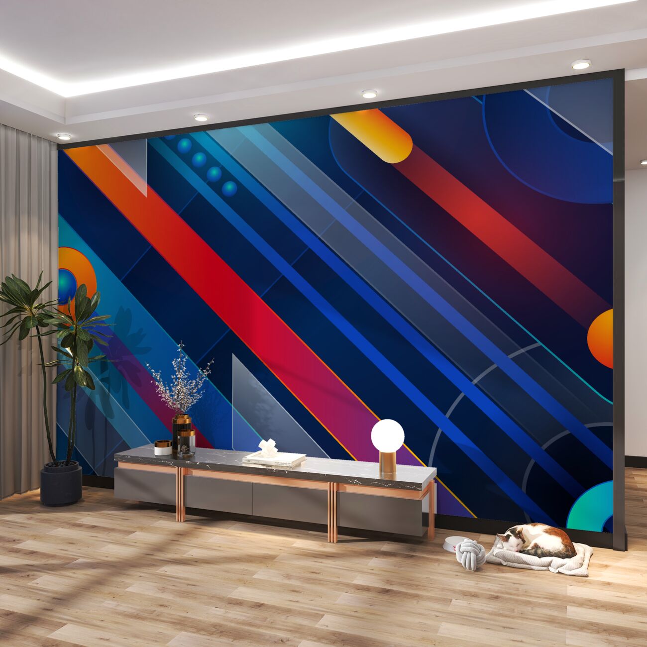 Fototapeta Abstrakcja muzyczna jest jasna