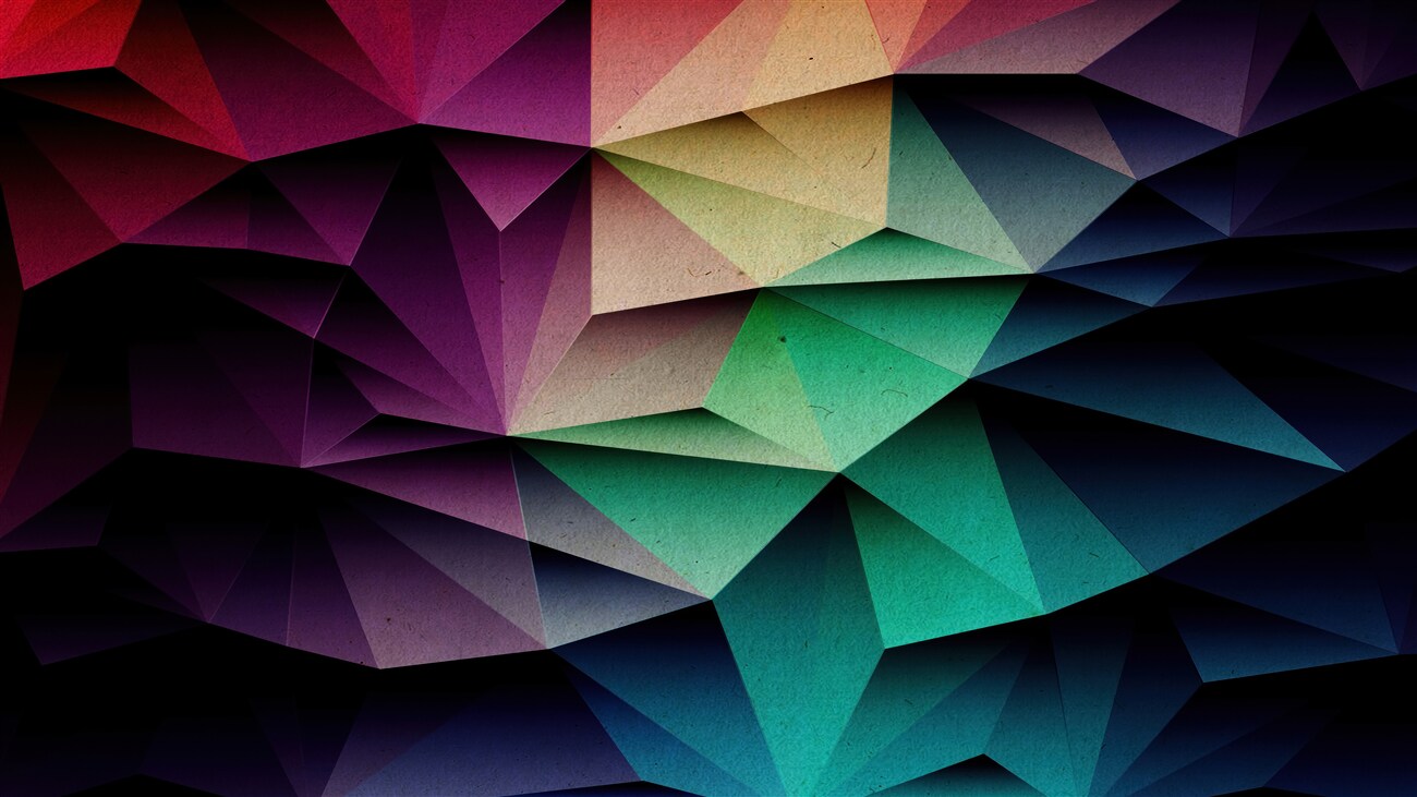 Fototapeta Narzucanie geometrycznych form wielokolorowych