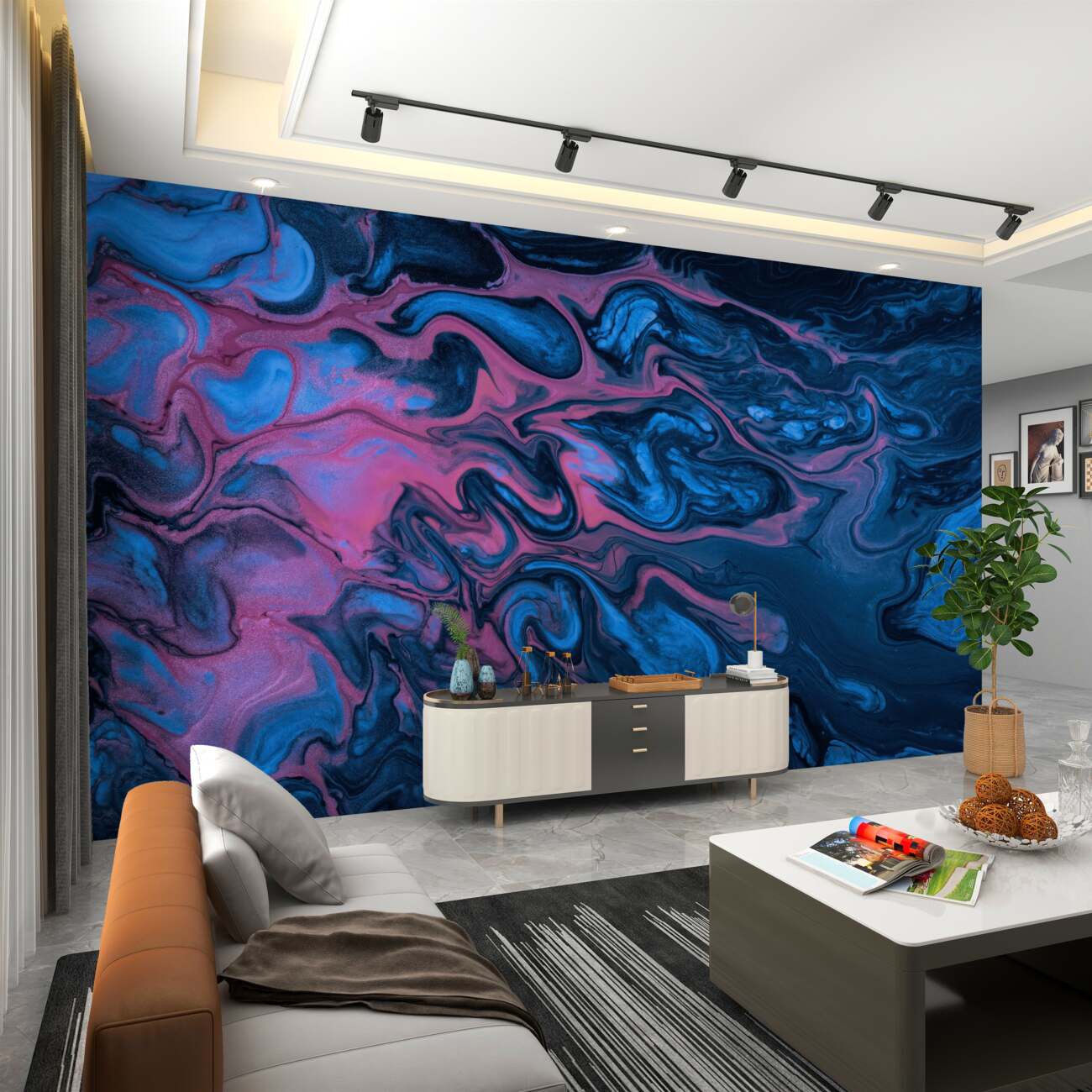 Fototapeta Splash Neon Farba jasna