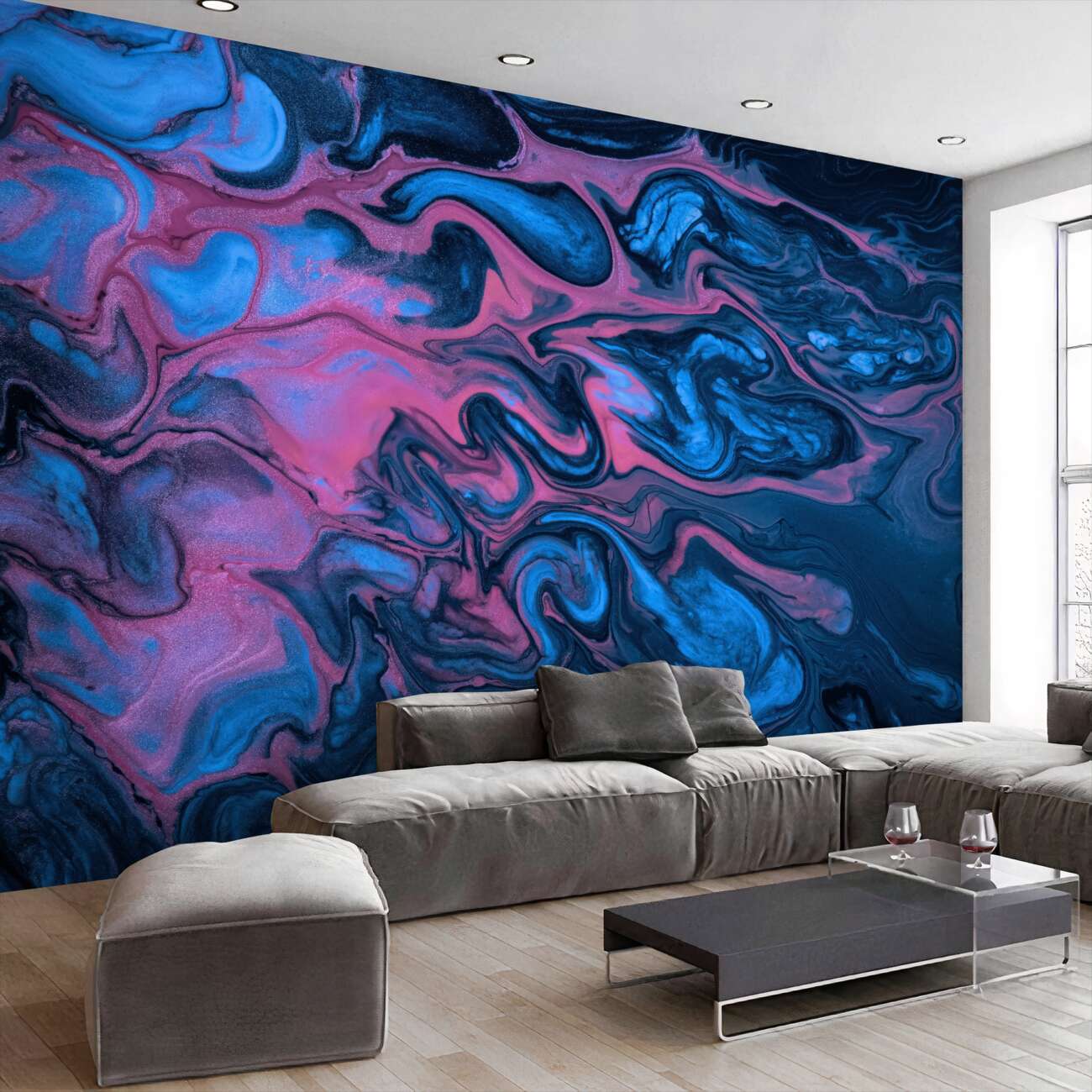 Fototapeta Splash Neon Farba jasna
