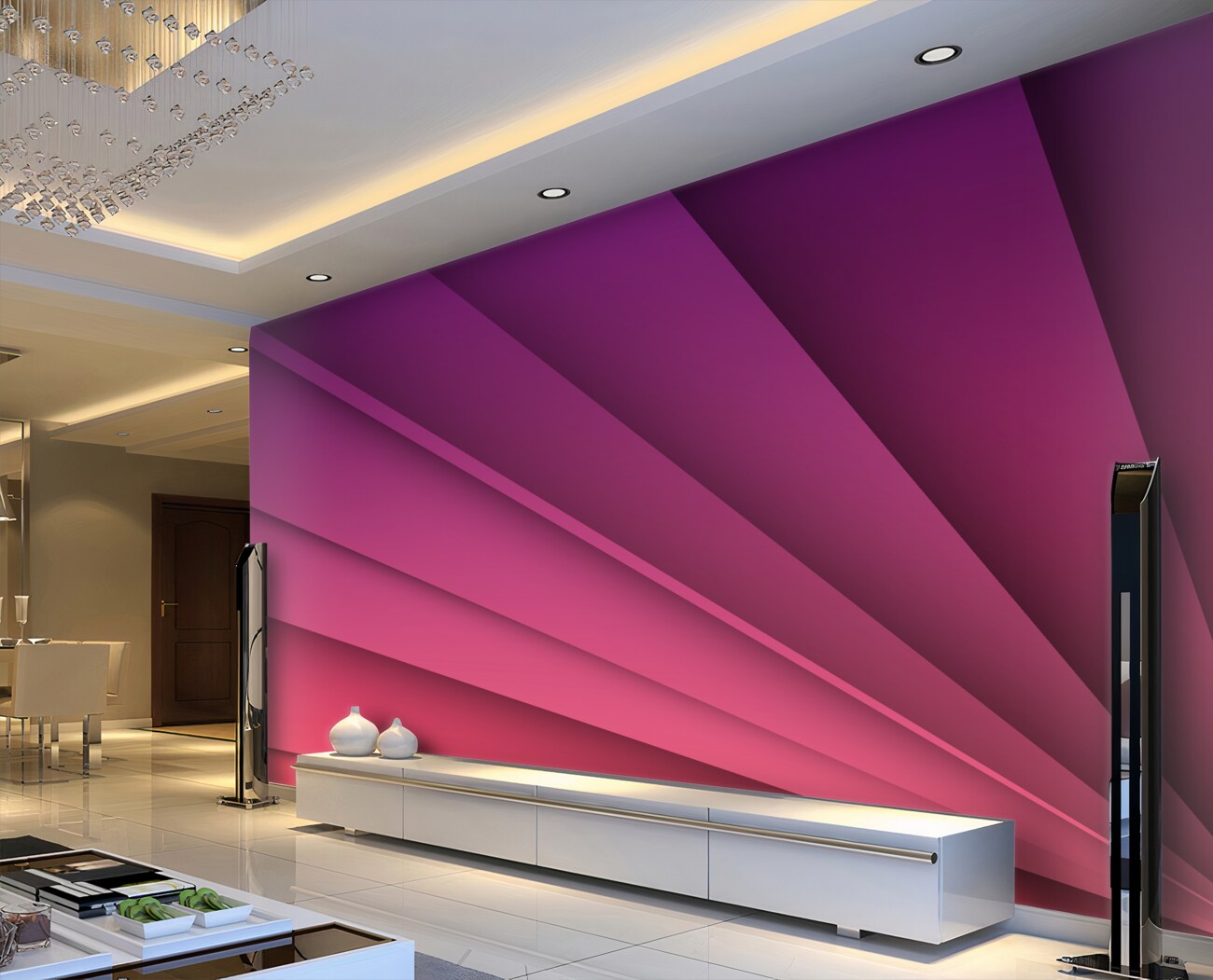 Fototapeta Rainbow in Purple Gradations