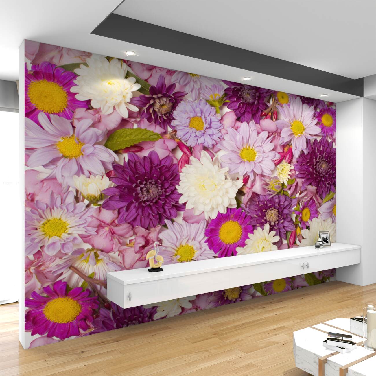 Fototapeta Spring Field Flowers Lilac