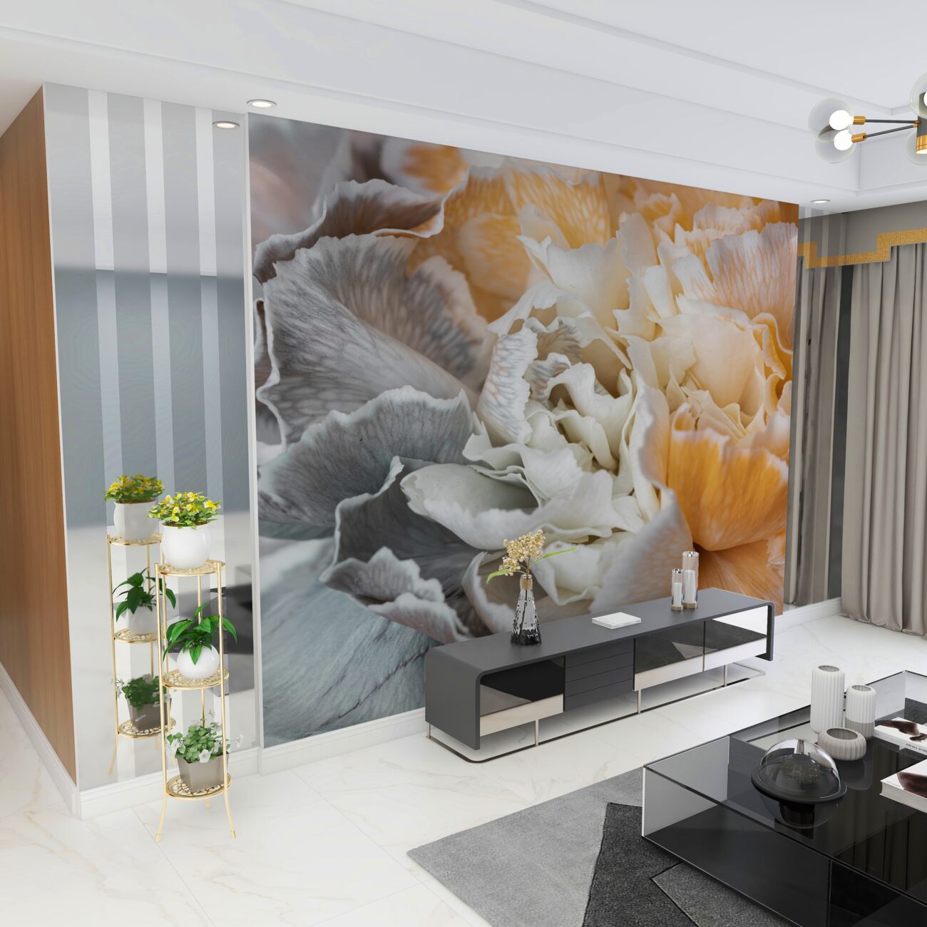 Fototapeta Abstrakcja kwiatów orchidei