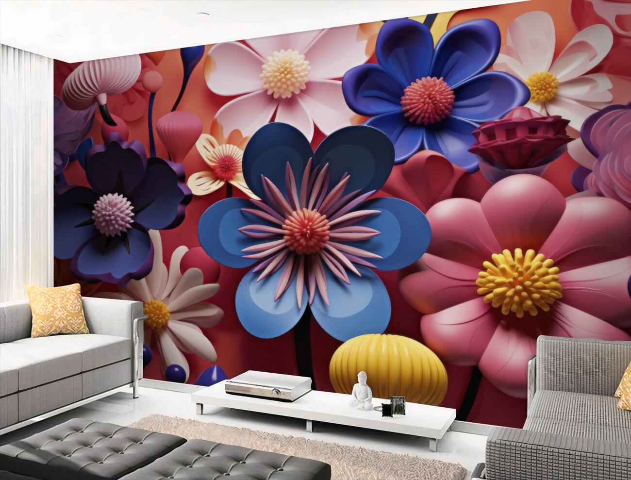 Fototapeta Spring Big Gips Flowers