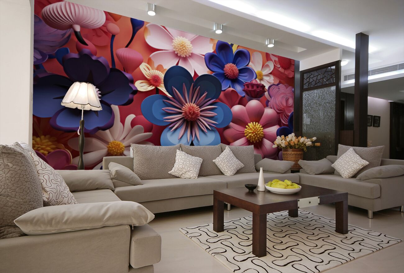 Fototapeta Spring Big Gips Flowers