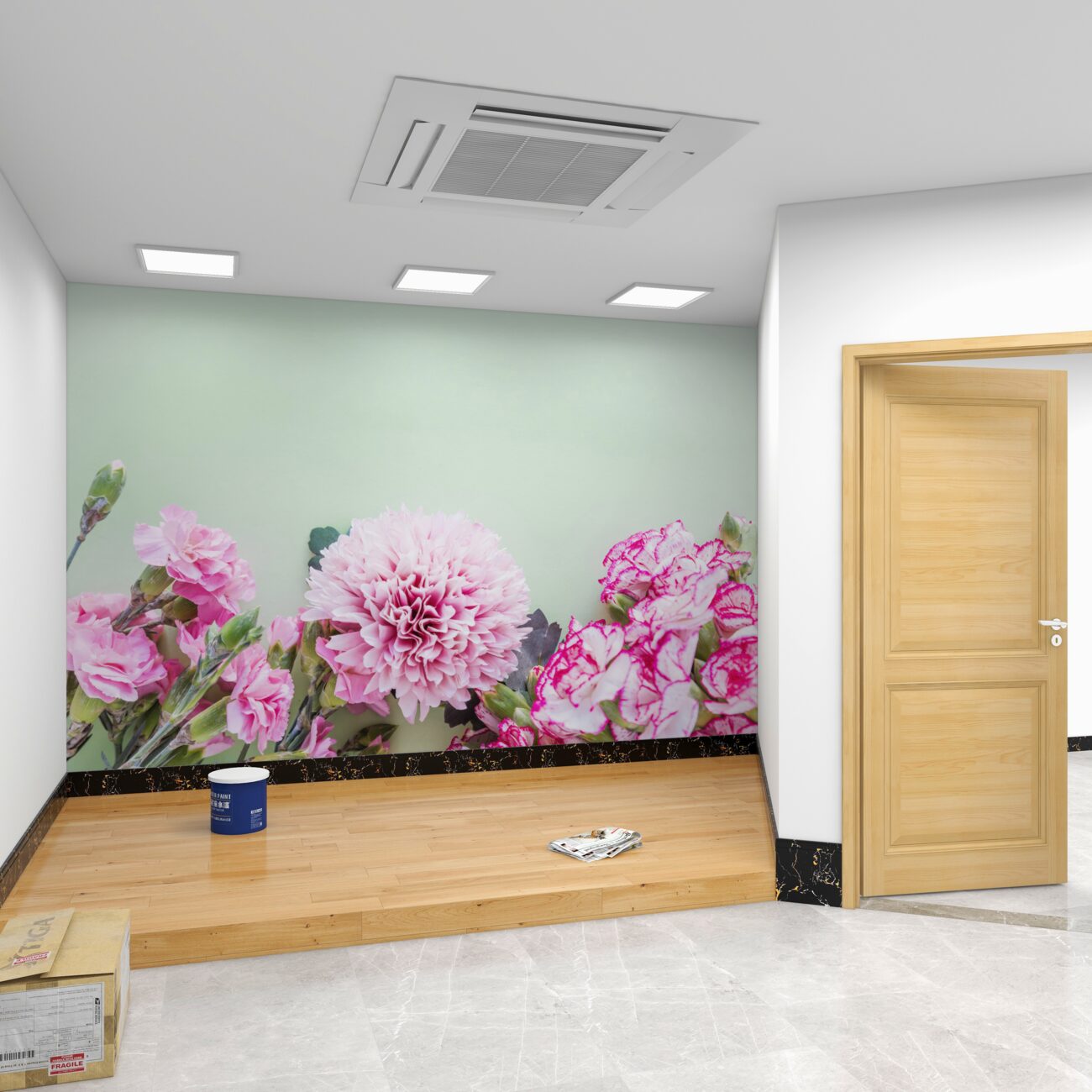 Fototapeta 3D Astra - Light -pink