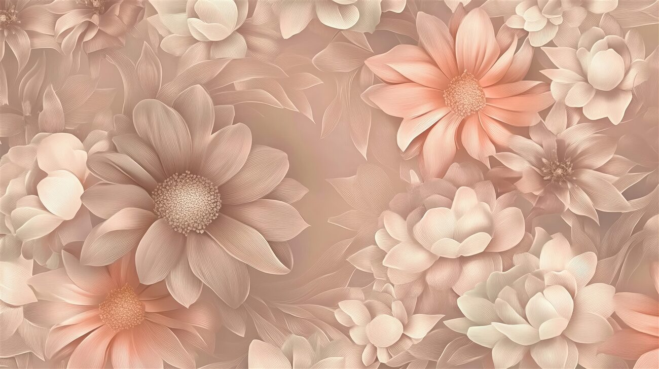 Fototapeta Delikatna abstrakcja kwiatów światła -Pink