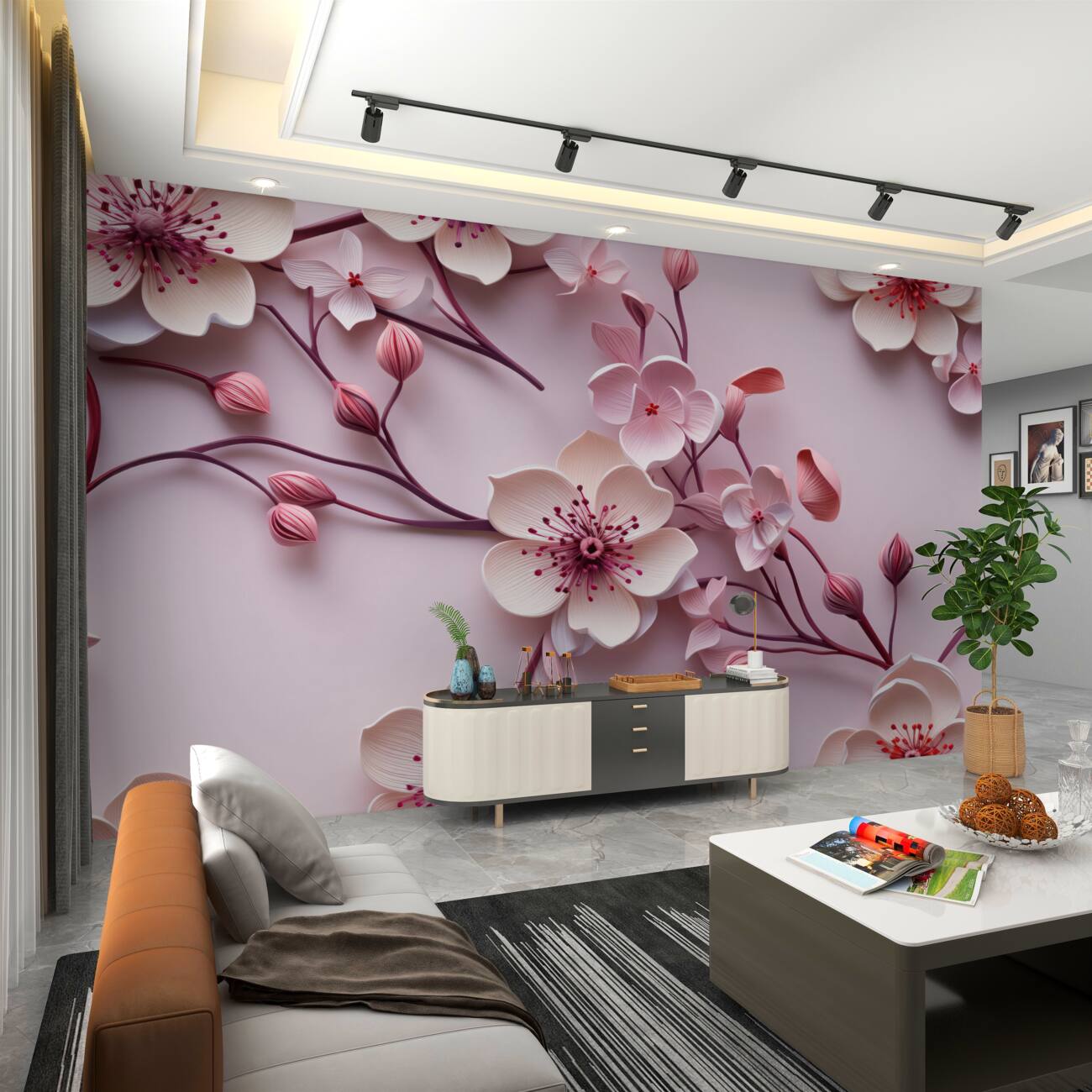 Fototapeta Biała Magnolia kwitnienie