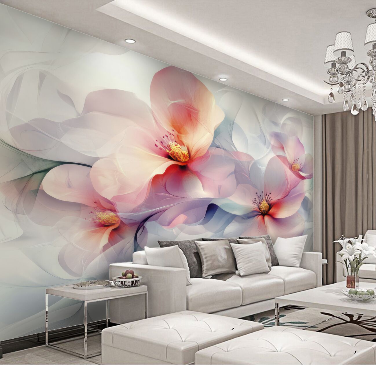 Fototapeta Kwiaty orchidei są abstrakcyjne