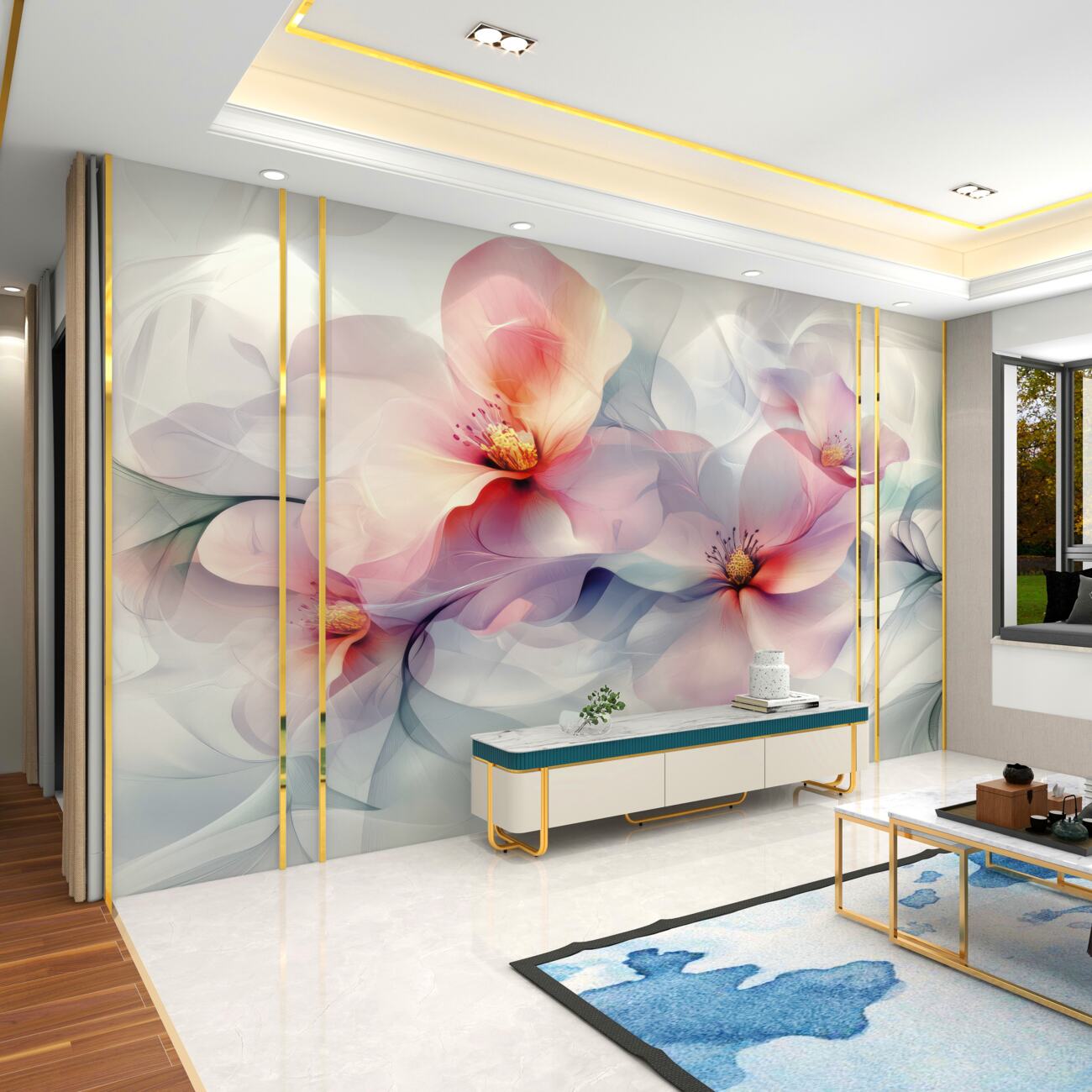 Fototapeta Kwiaty orchidei są abstrakcyjne
