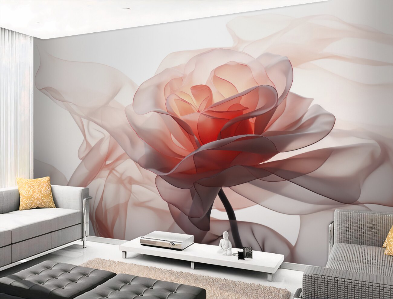 Fototapeta Streszczenie Rose we mgle