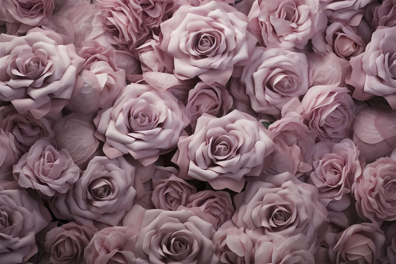 Fototapeta Lilac Roses w kompozycji