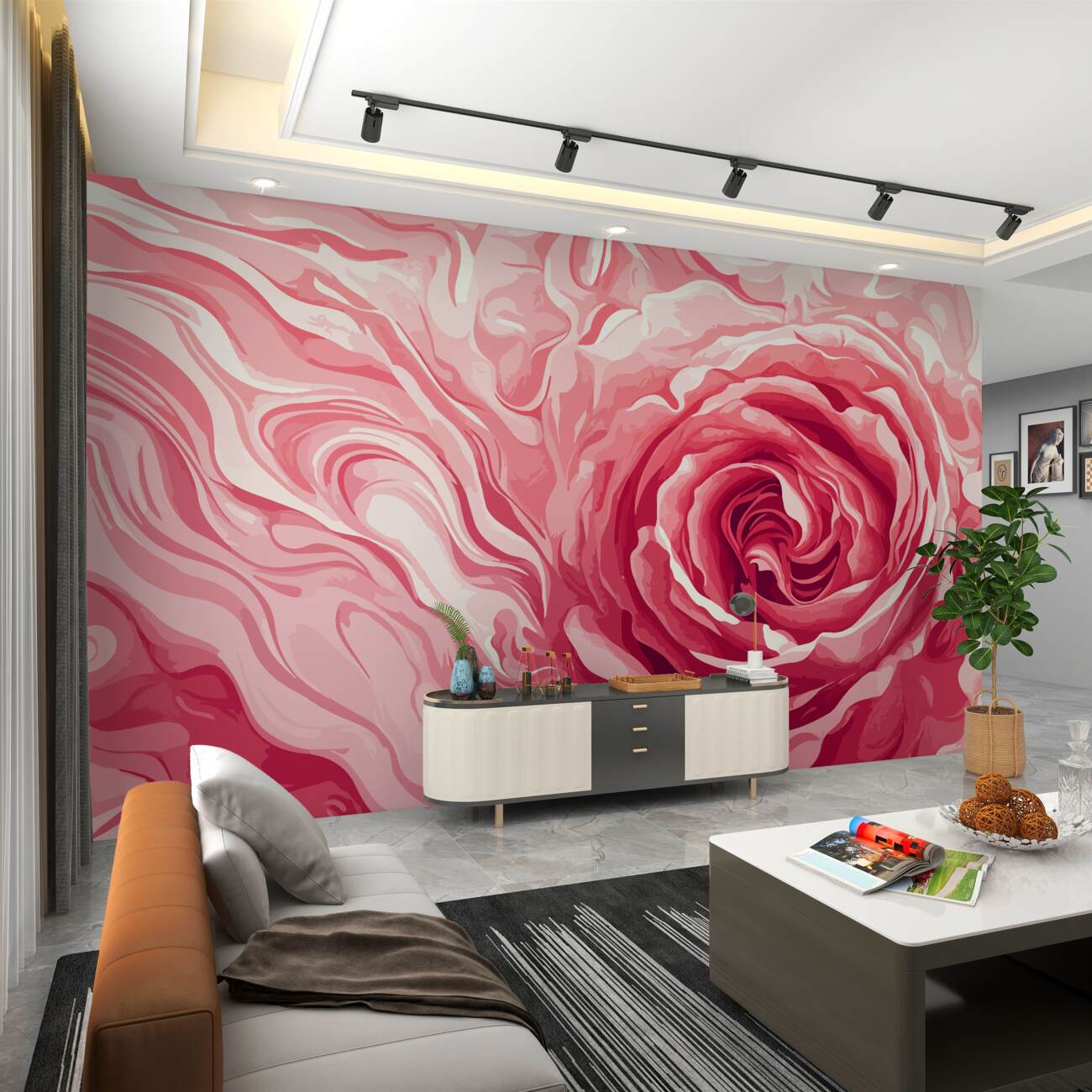 Fototapeta Abstrakcja pakietu róż