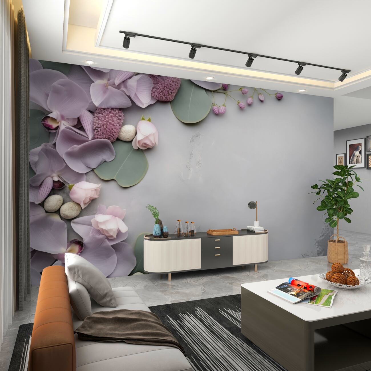 Fototapeta Orchidea dociera do wody