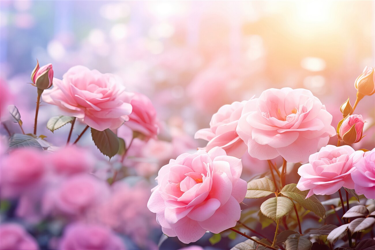 Fototapeta Blooming Rose Rose