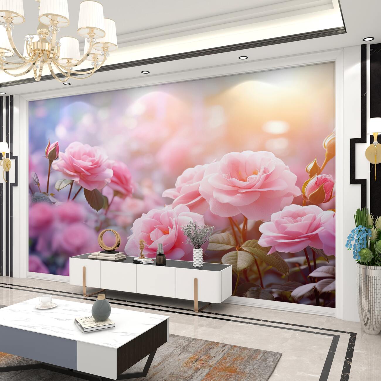 Fototapeta Blooming Rose Rose