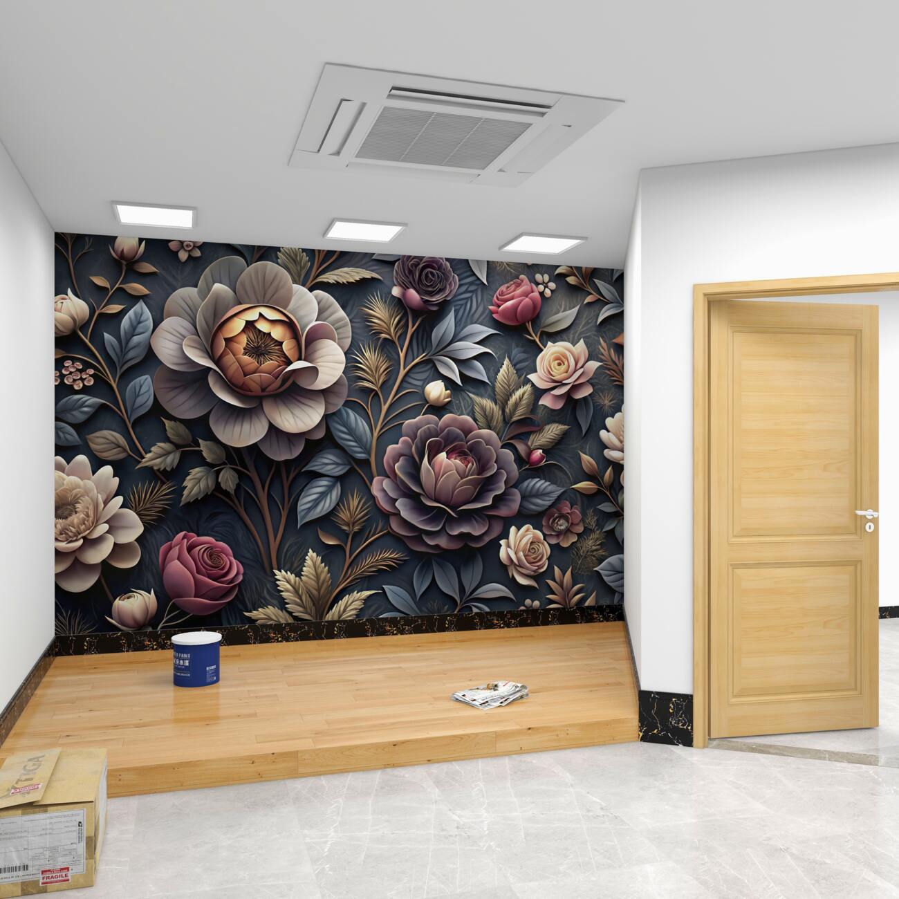 Fototapeta Tekstura wolumetryczne 3D -przepływ