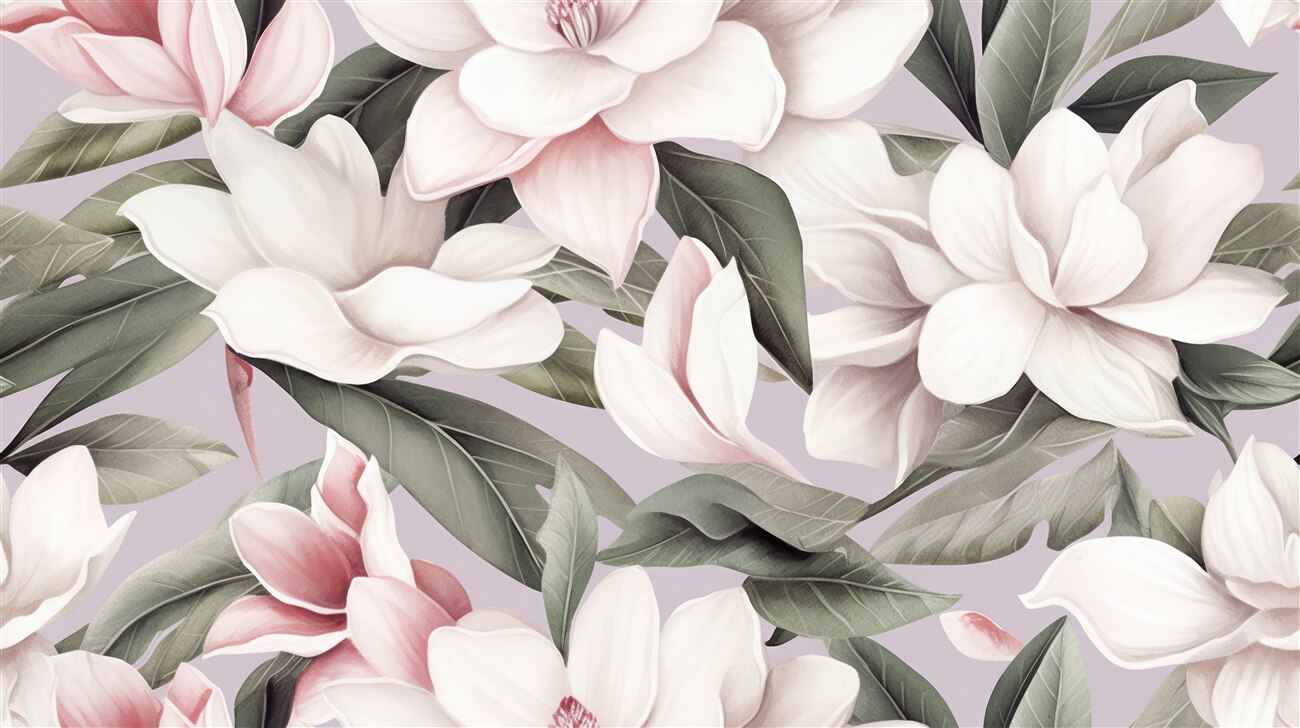Fototapeta Summer Magnolia jest jasna