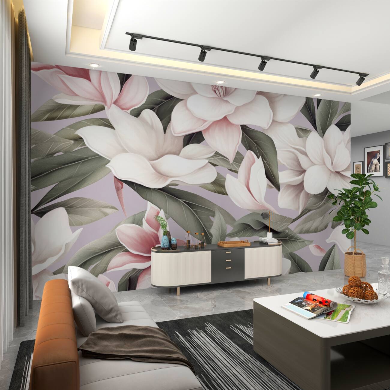 Fototapeta Summer Magnolia jest jasna