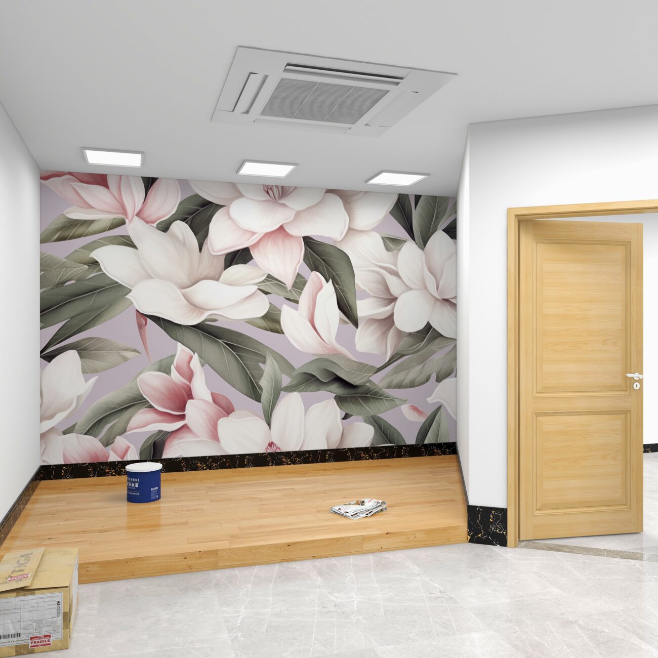 Fototapeta Summer Magnolia jest jasna