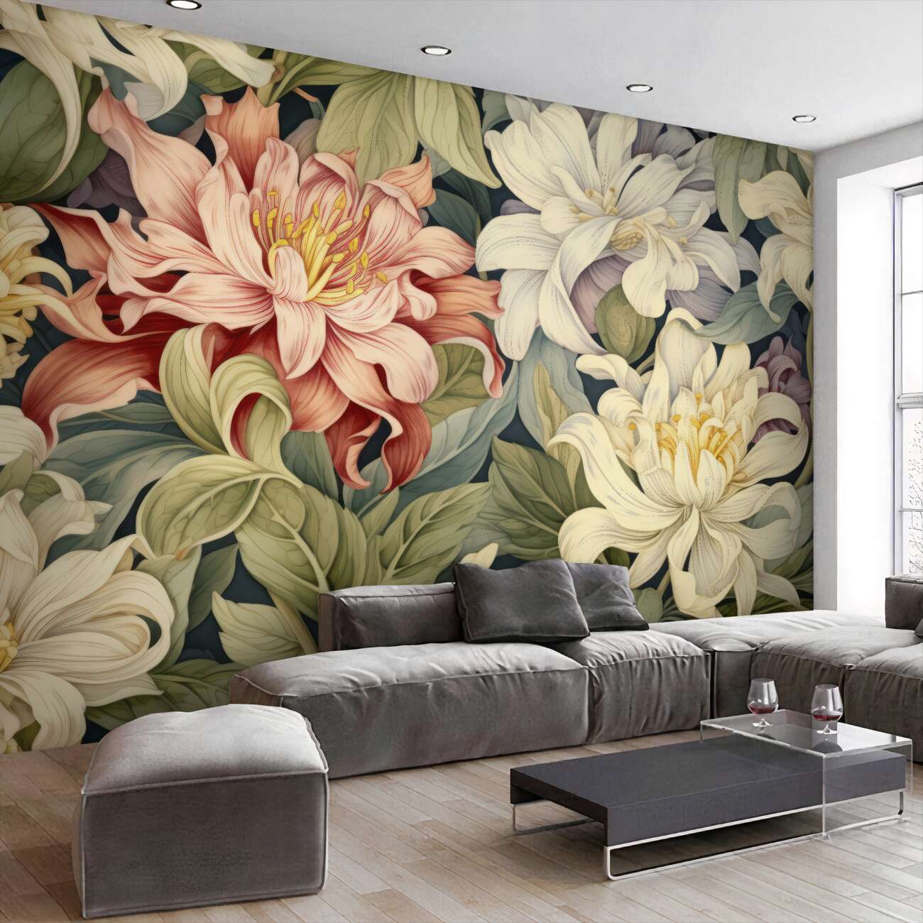 Fototapeta Brauming a Garden wielokolorowa ilustracja