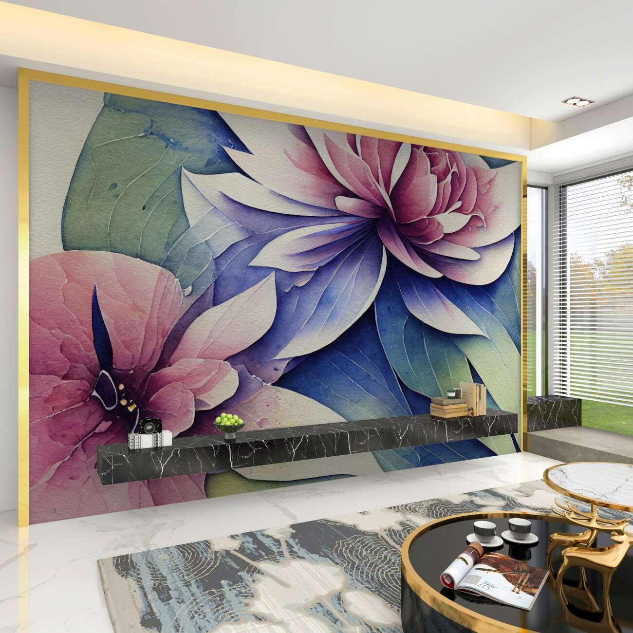 Fototapeta Morning Lotus jest piękny