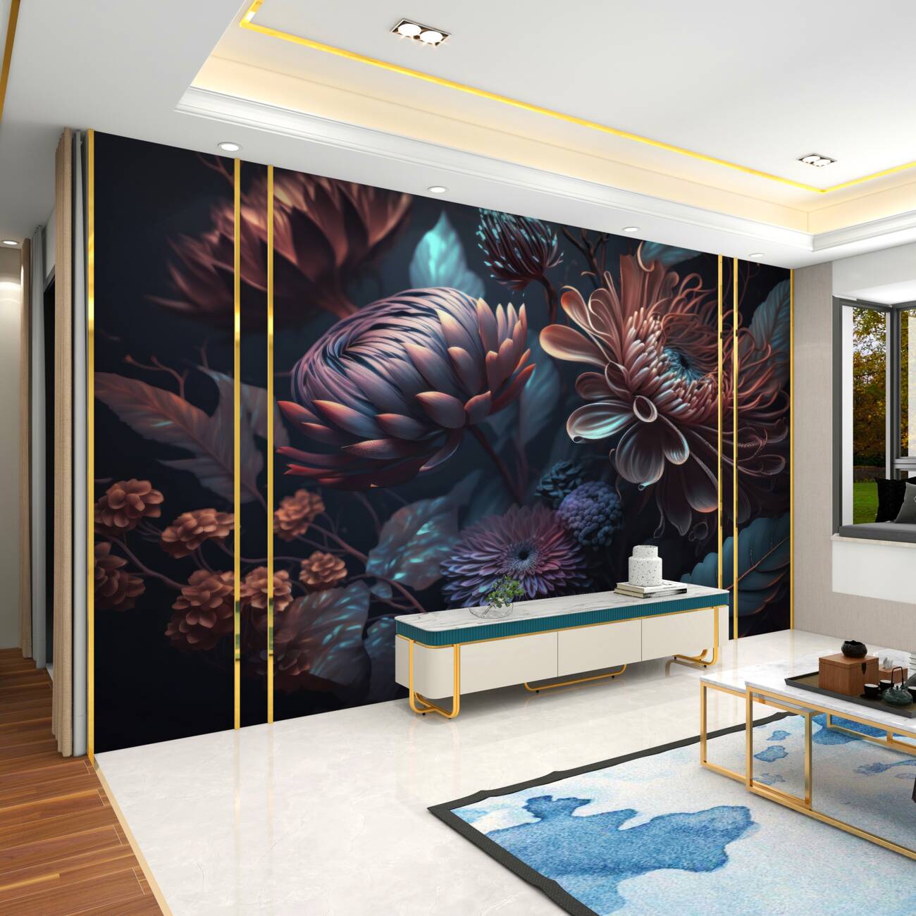 Fototapeta Volume Garden Flowers w bukiecie