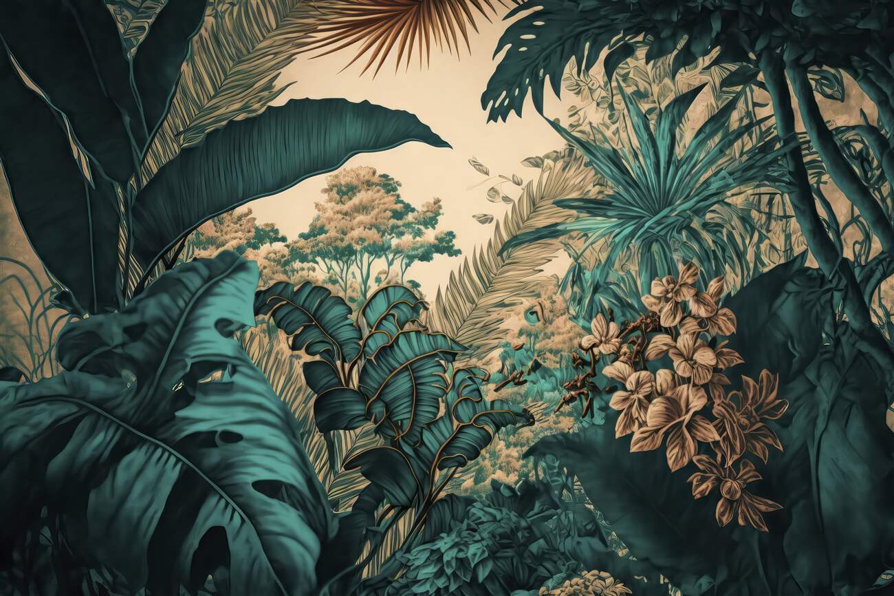 Fototapeta Jungle Green Wonderful
