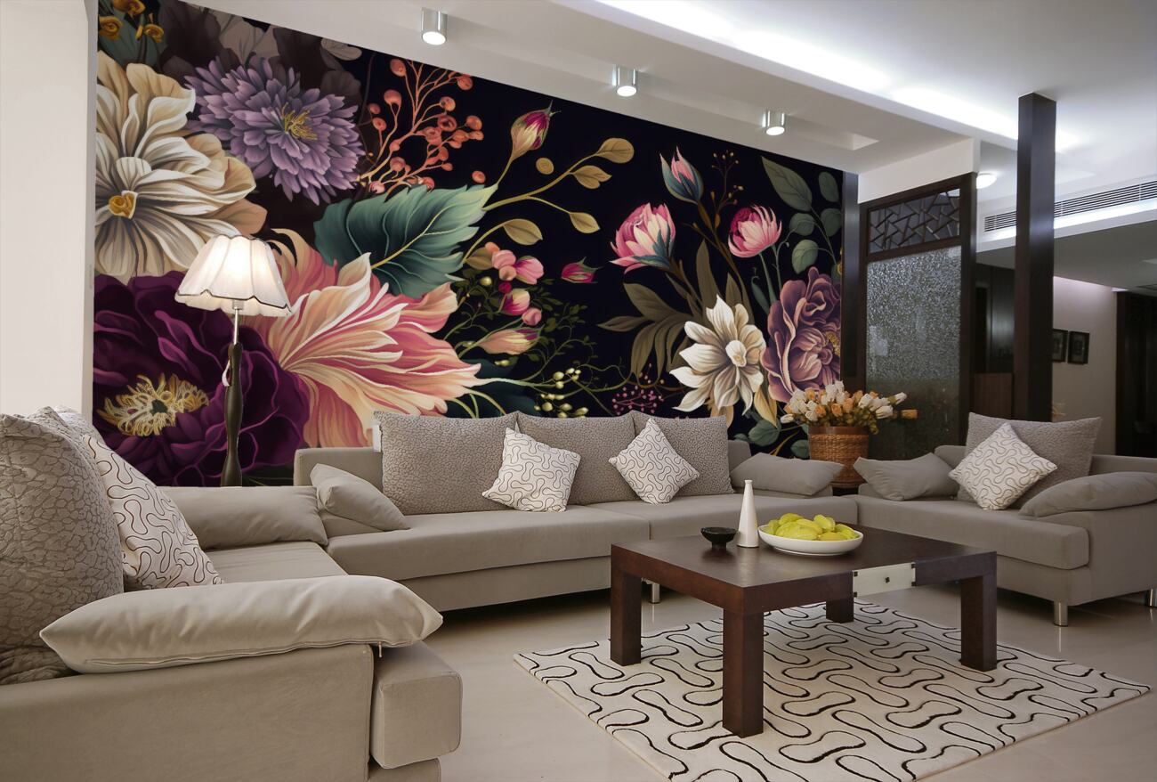 Fototapeta Summer Flowers Bush jasny