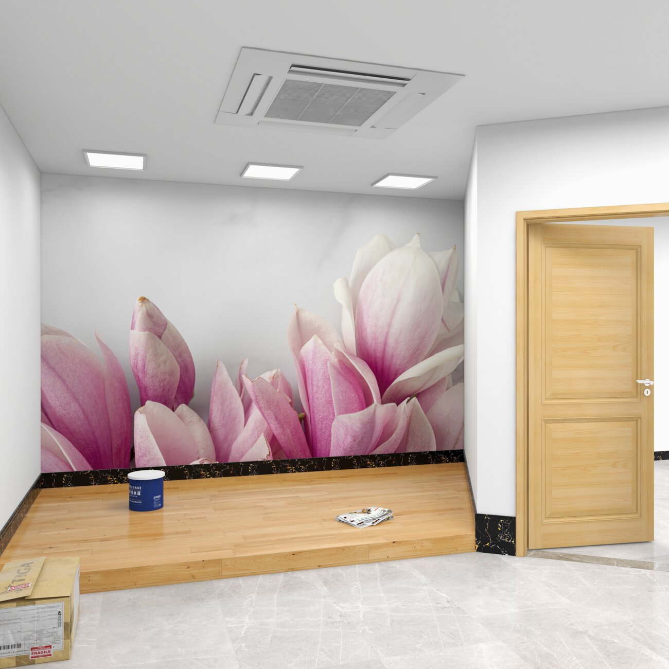 Fototapeta Młode pąki magnolii