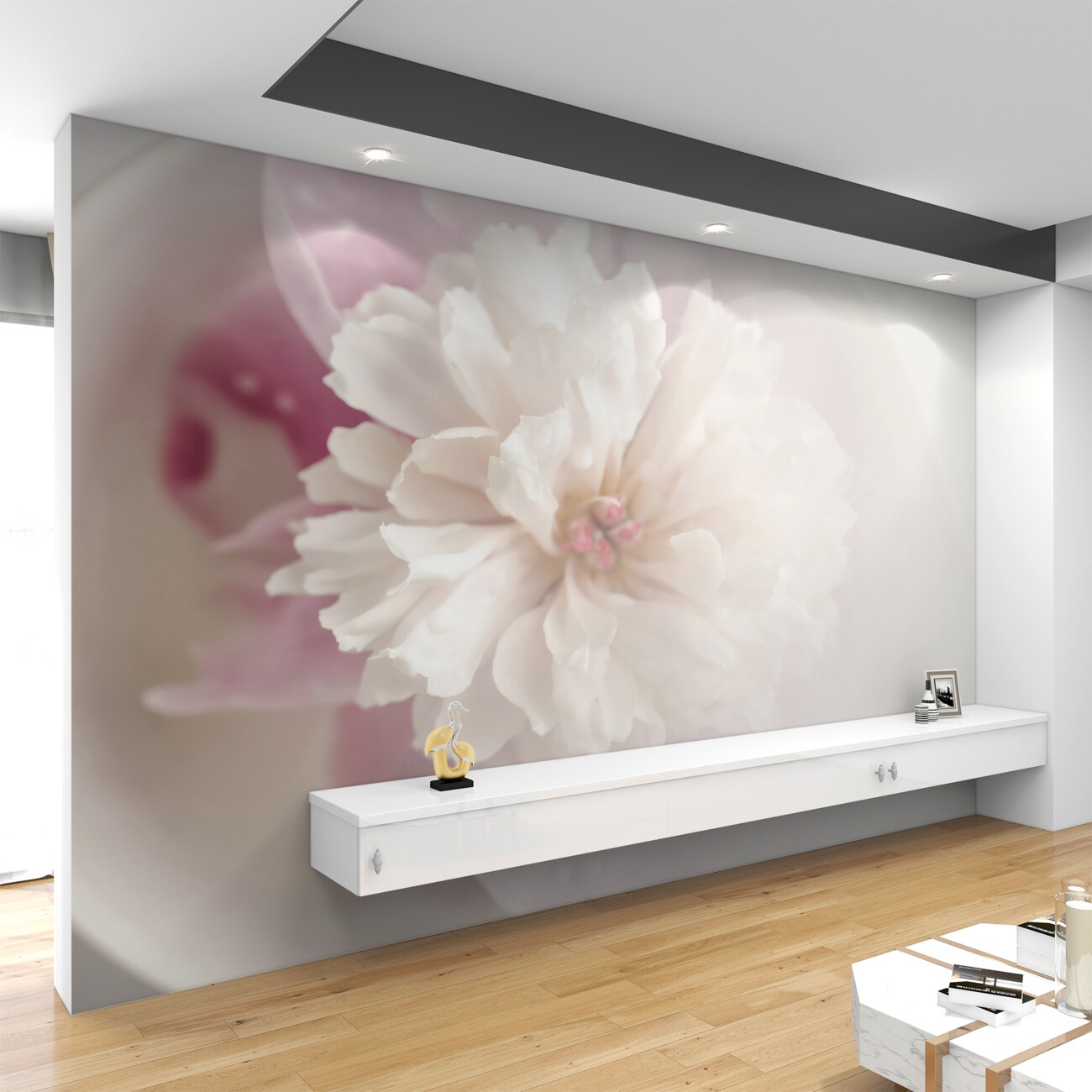 Fototapeta Biały pion w rosa