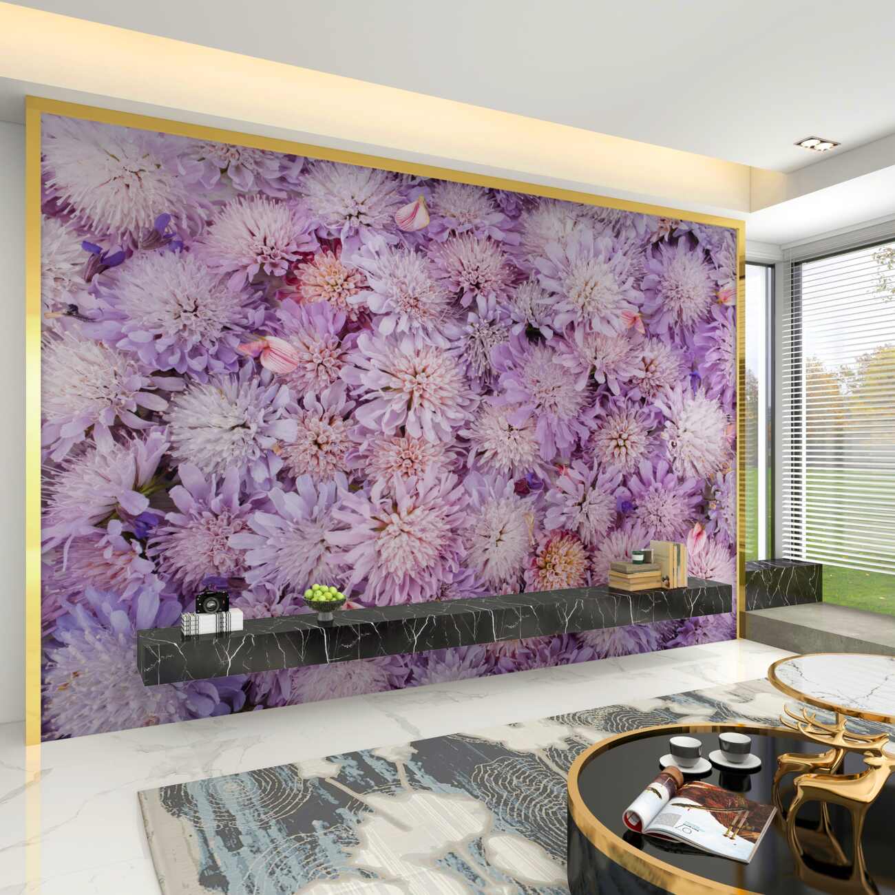 Fototapeta Asters Asters w bukiecie