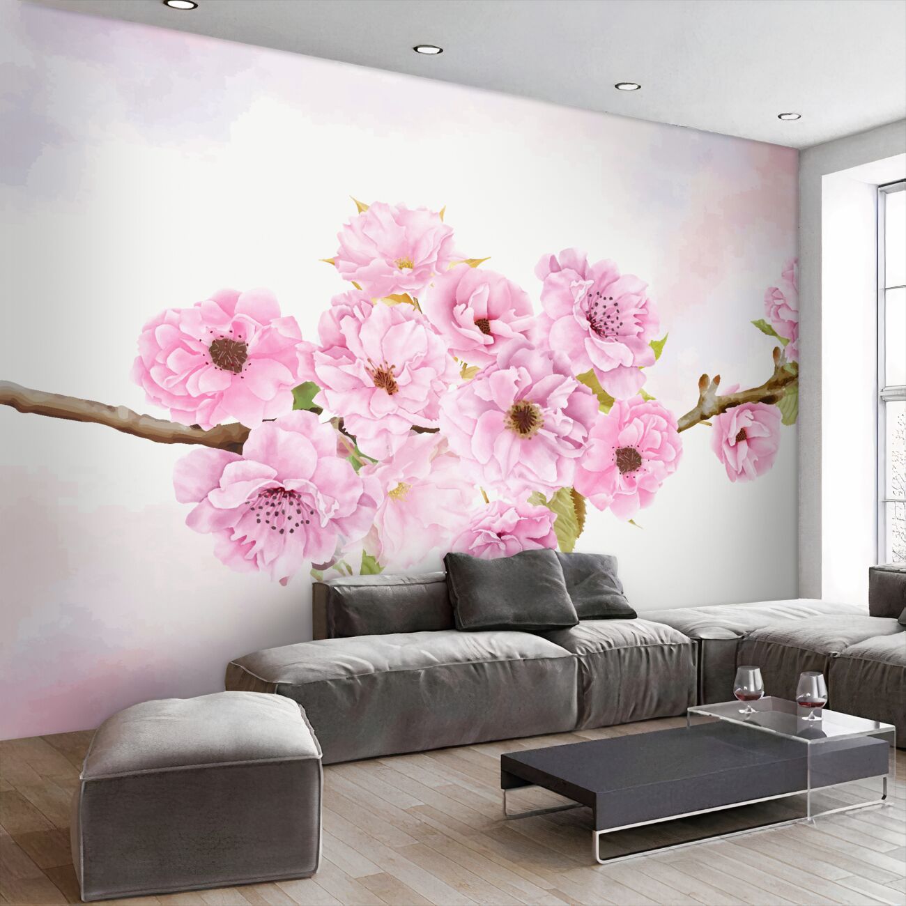 Fototapeta Sakura kwitnie na gałęzi