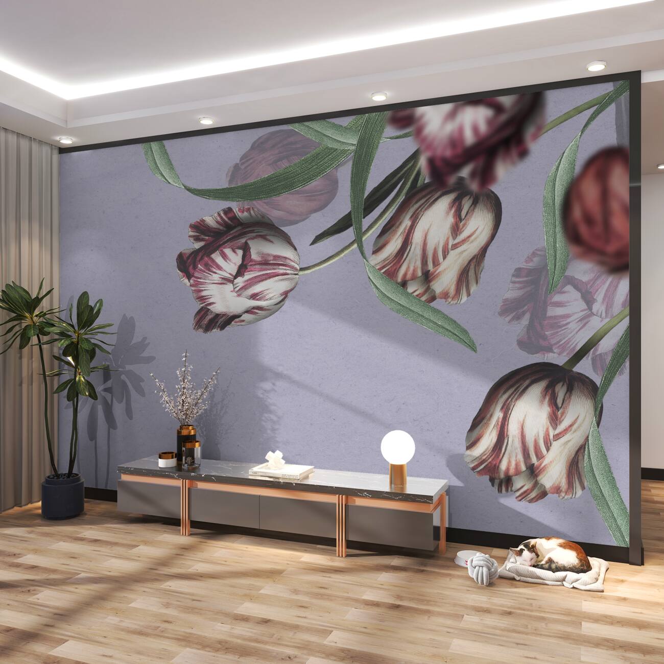 Fototapeta TIGITER TUULIPS W BLICE