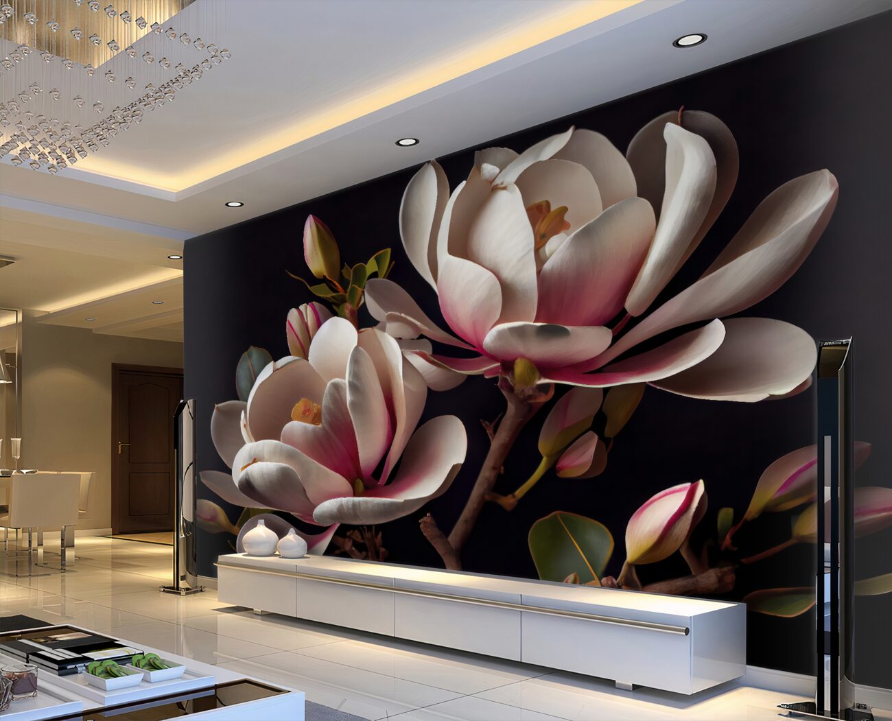 Fototapeta Magnolia to obszerne światło