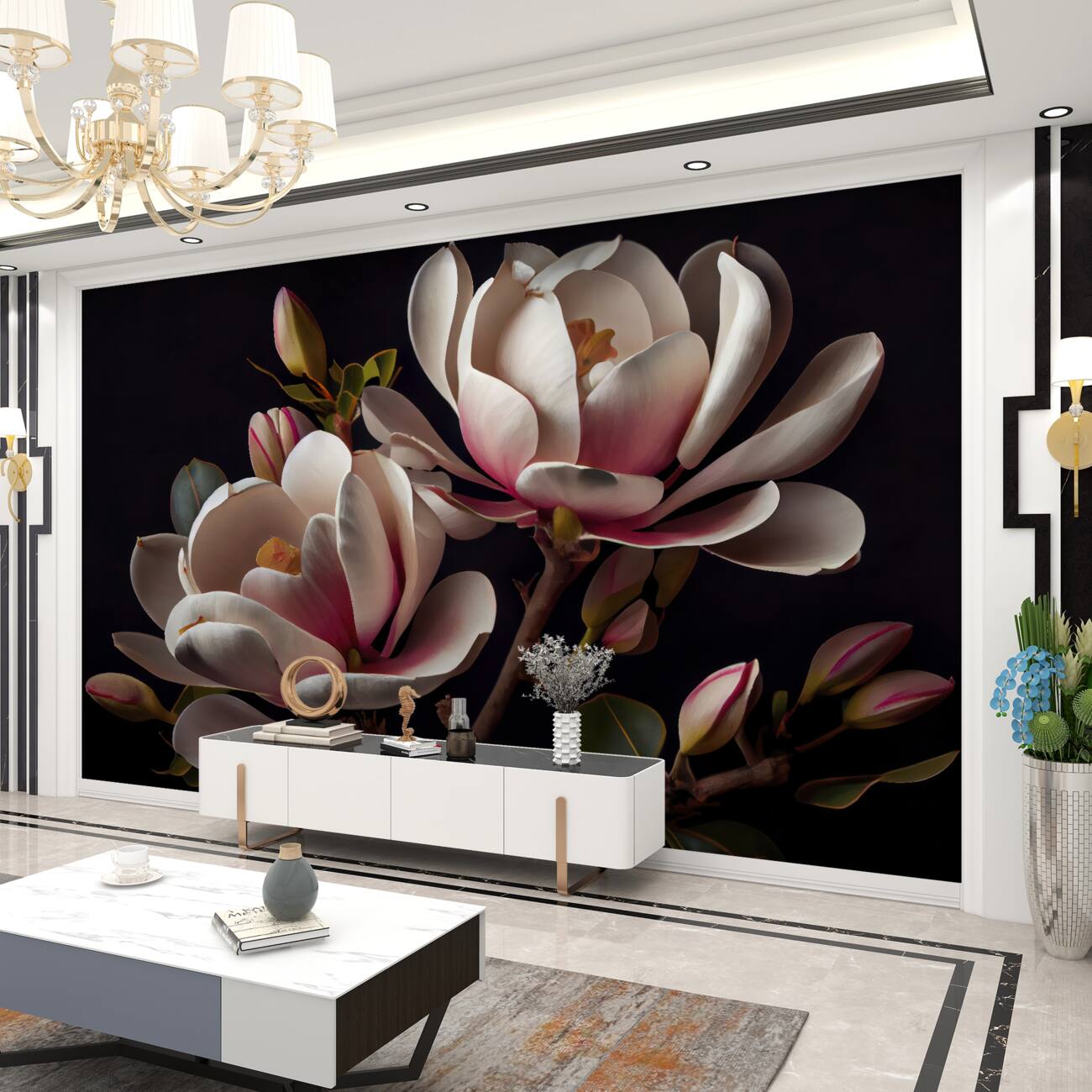Fototapeta Magnolia to obszerne światło
