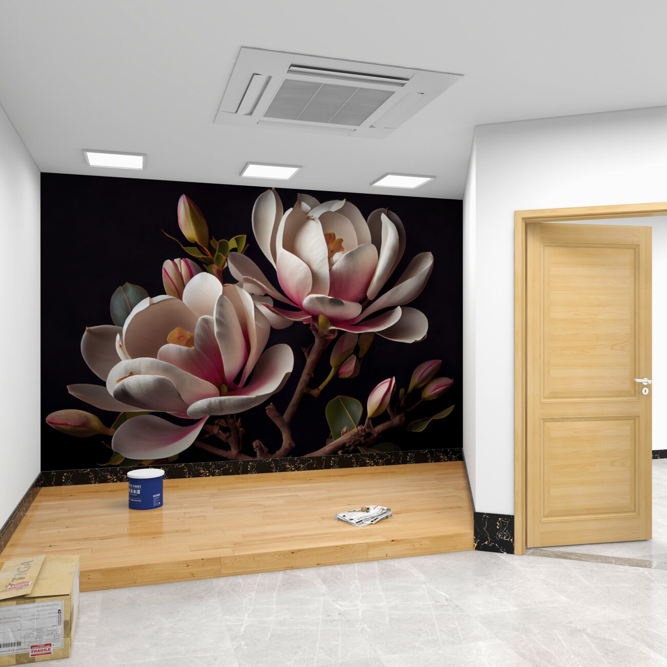 Fototapeta Magnolia to obszerne światło