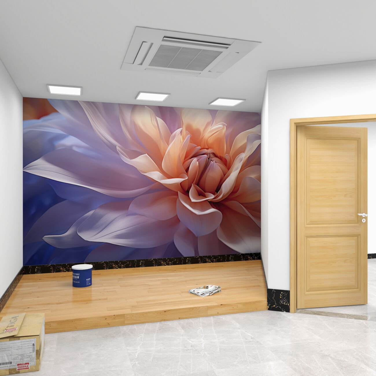 Fototapeta Wolumetryczne astra 3D Close -fl