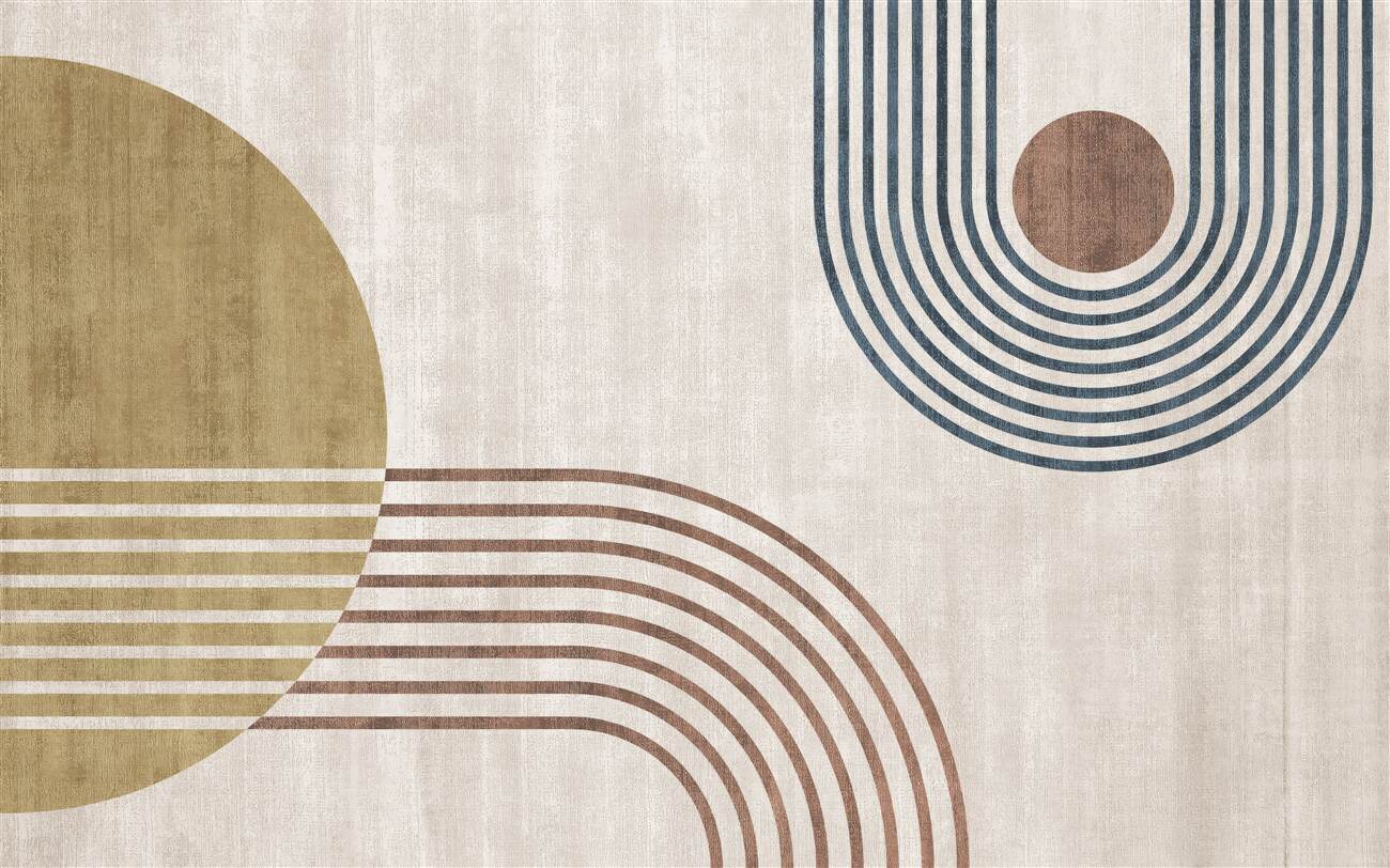 Fototapeta Gładkie geometryczne linie światła
