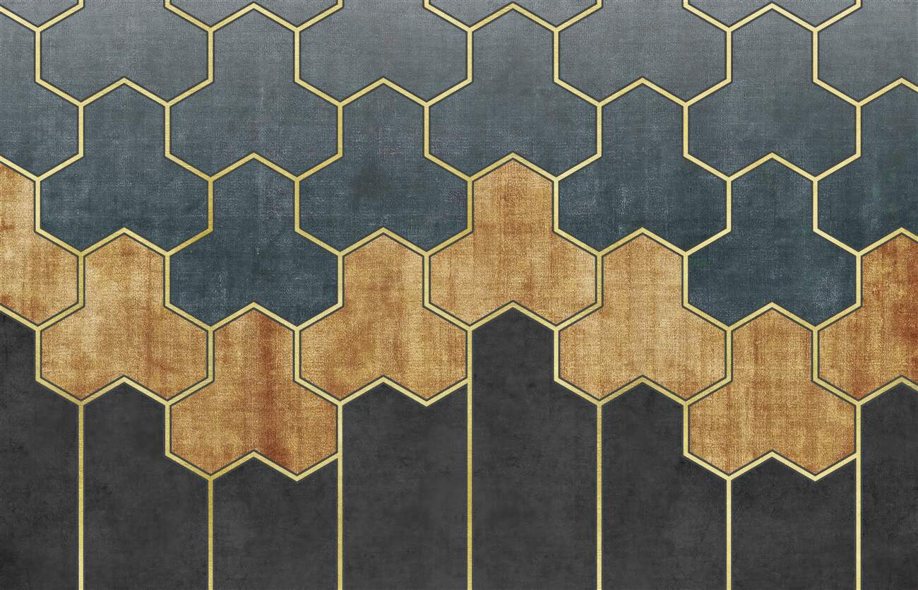 Fototapeta Marmur w teksturze geometrycznych