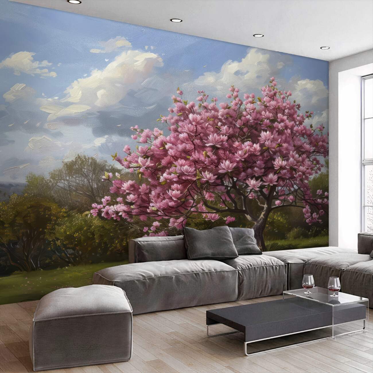Fototapeta Kwitnące drzewo sakura